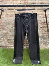 MM6 Maison Margiela Black Spliced Jeans Sz. 38