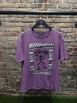 Vintage Stussy Framed Purple Tee Sz. M