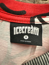 BBC Ice Cream Running Dog AOP Red Sz. S