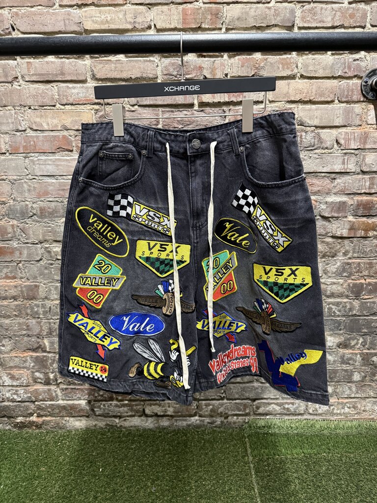 Vale State Passport Jorts Black Sz. 32