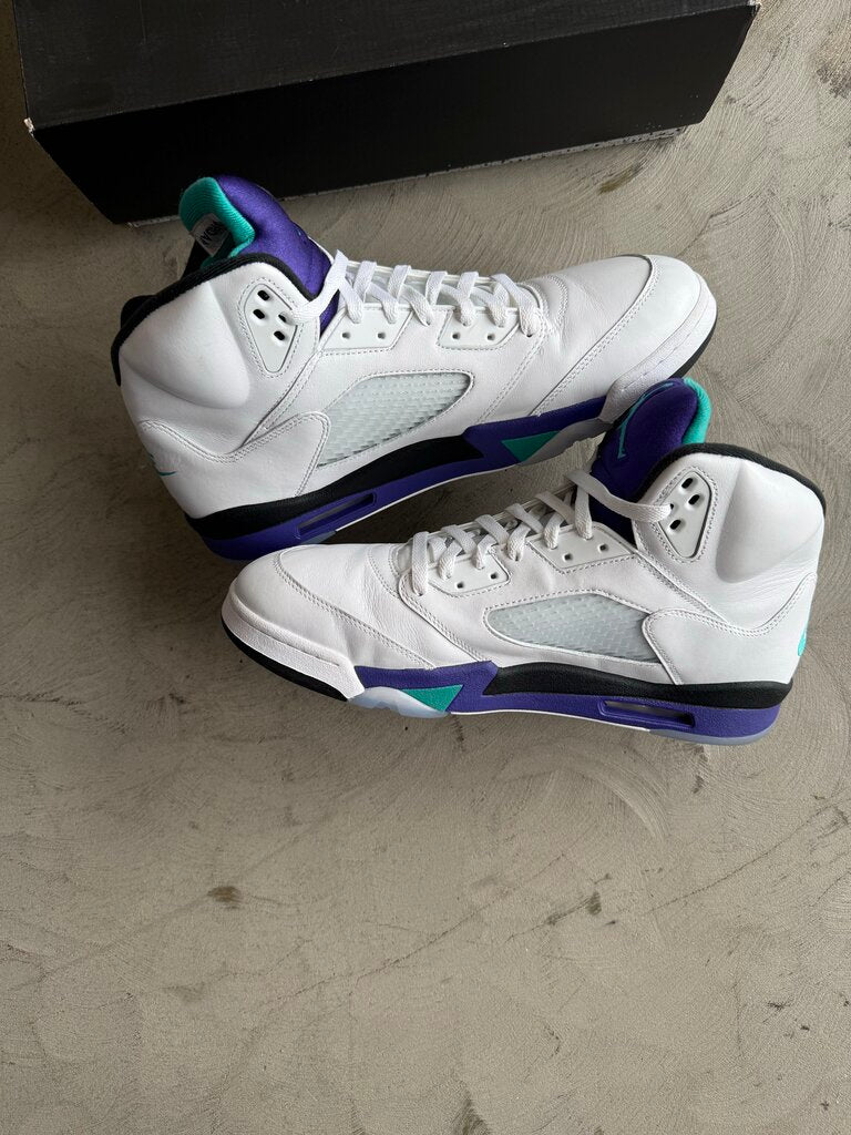 Jordan 5 White Grape Sz. 14