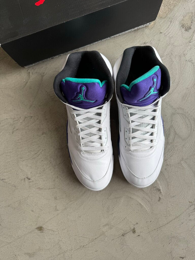 Jordan 5 White Grape Sz. 14