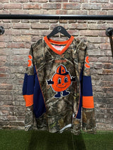 Supreme X Syracuse Hockey Camo Jersey Sz. L
