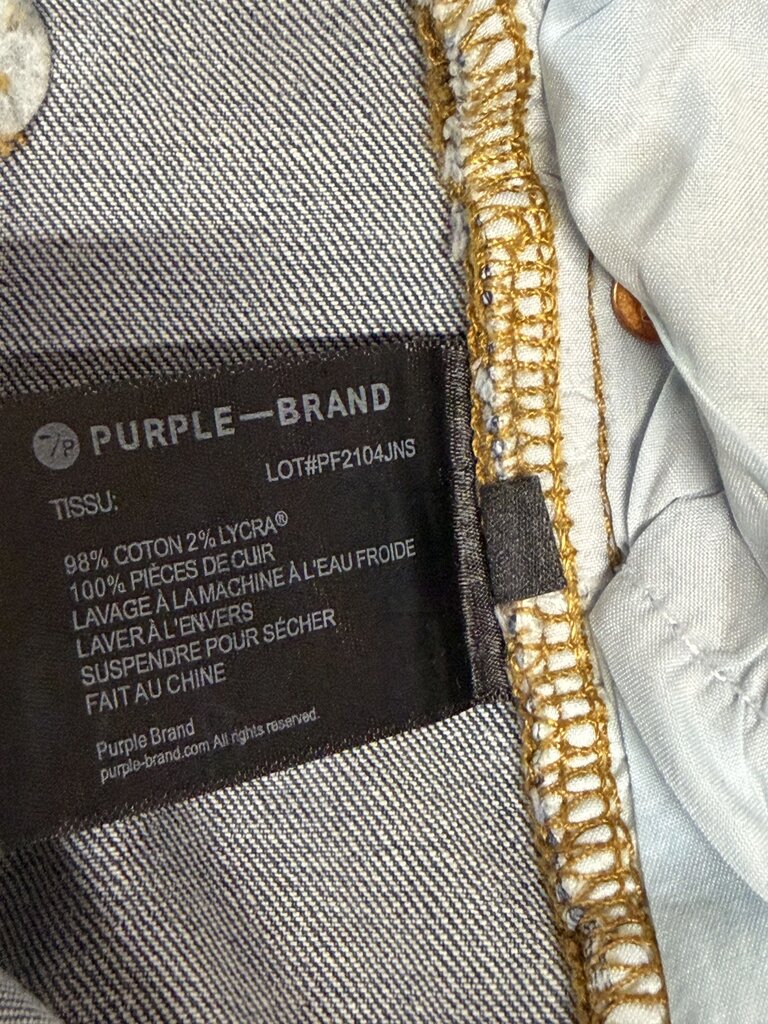 Purple Jeans Cross Blue Jeans Sz. 38