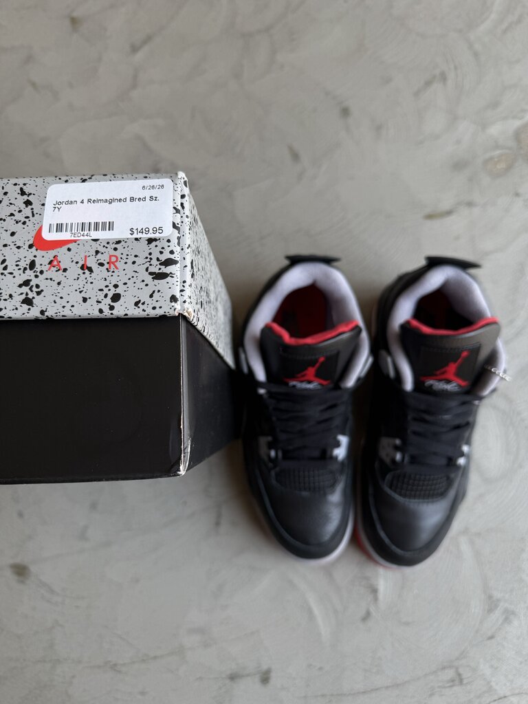 Jordan 4 Reimagined Bred Sz. 7Y