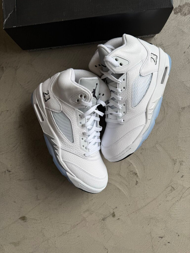 Jordan 5 White Metallic sz 10.5