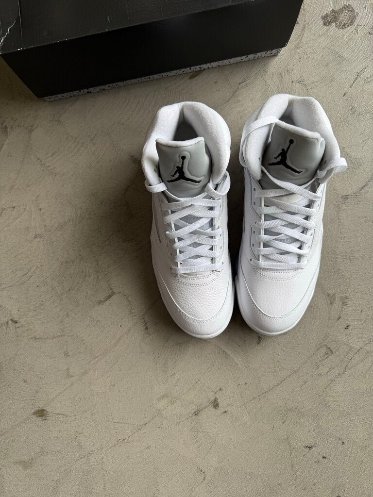 Jordan 5 White Metallic sz 10.5