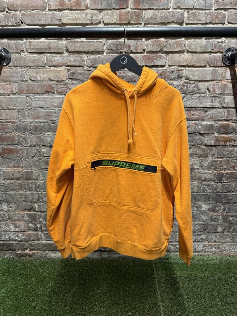 Supreme Zip Pouch Hoodie Orange sz. L