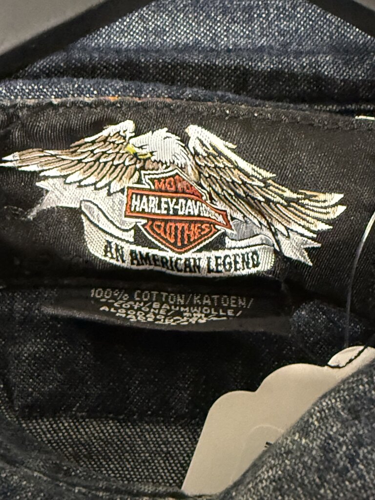 Vintage Harley Davidson Denim Button-Up Sz. M