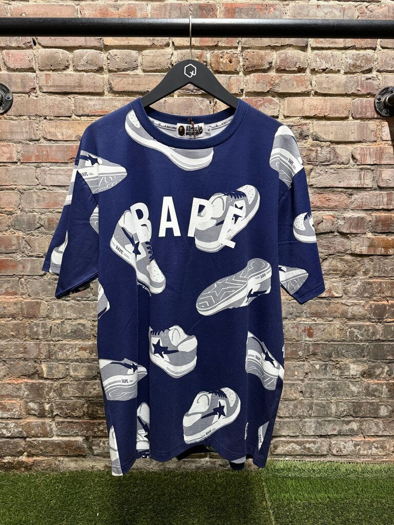 Bapesta Sneaker AOP Blue Sz. L