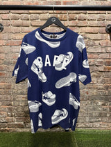 Bapesta Sneaker AOP Blue Sz. L