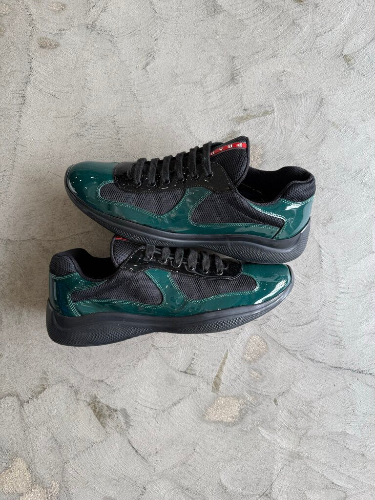 Prada America Cup Emerald Green/Black Sz. 11 |No Box