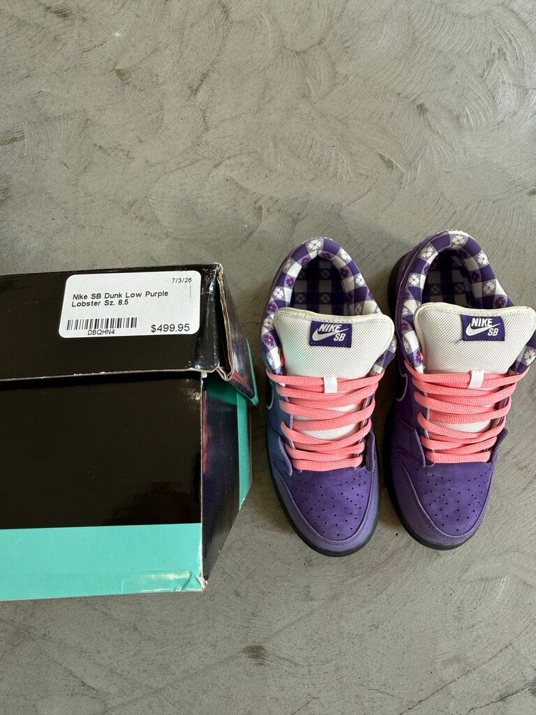 Nike SB Dunk Low Purple Lobster Sz. 8.5