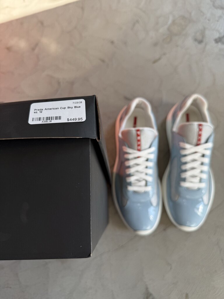 Prada American Cup Sky Blue sz. 12