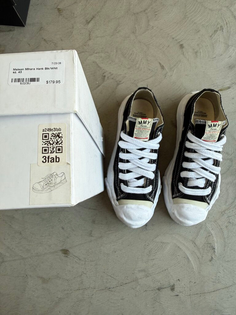Maison Mihara Hank Blk/Whit sz. 43