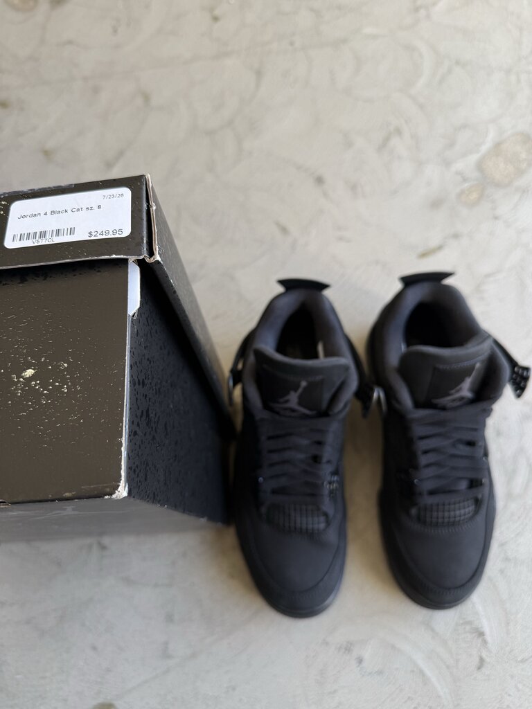 Jordan 4 Black Cat sz. 8