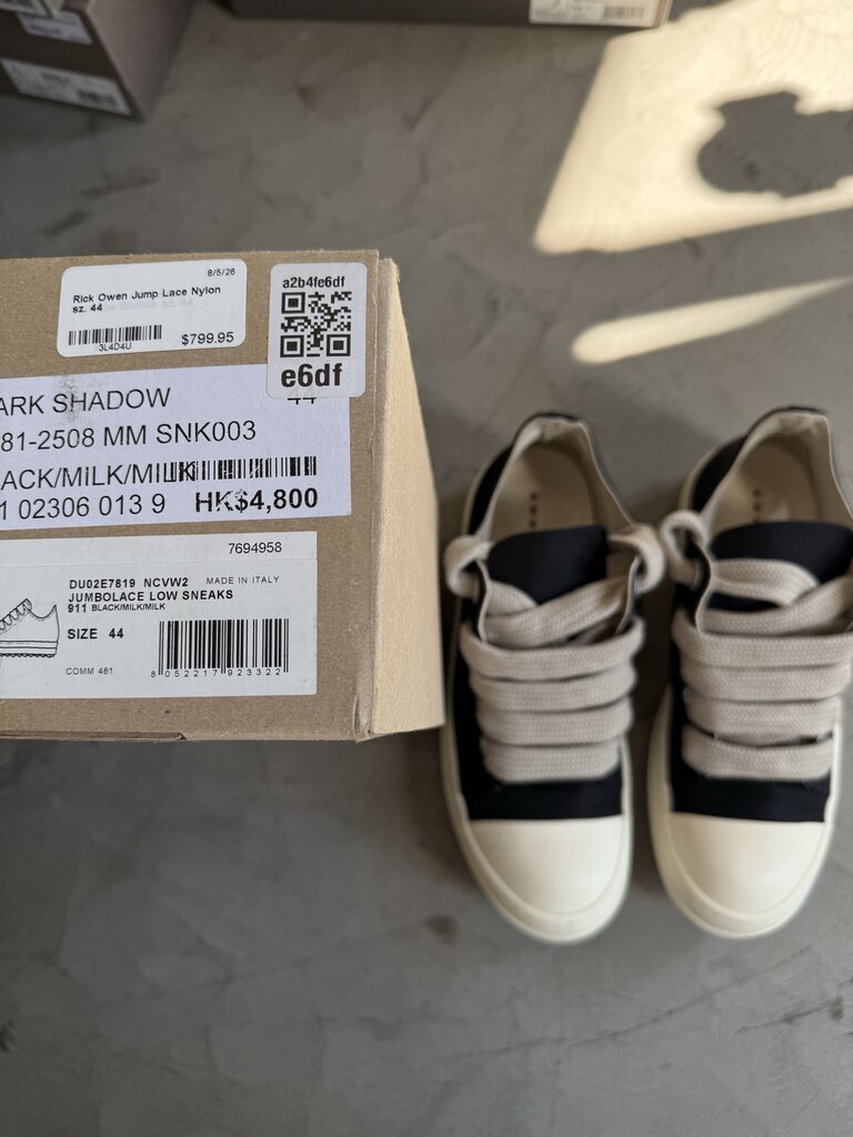 Rick Owen Jump Lace Nylon sz. 44