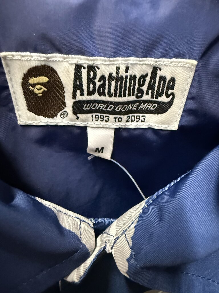 A Bathing Ape Random STA Coach Jacket Navy sz. M