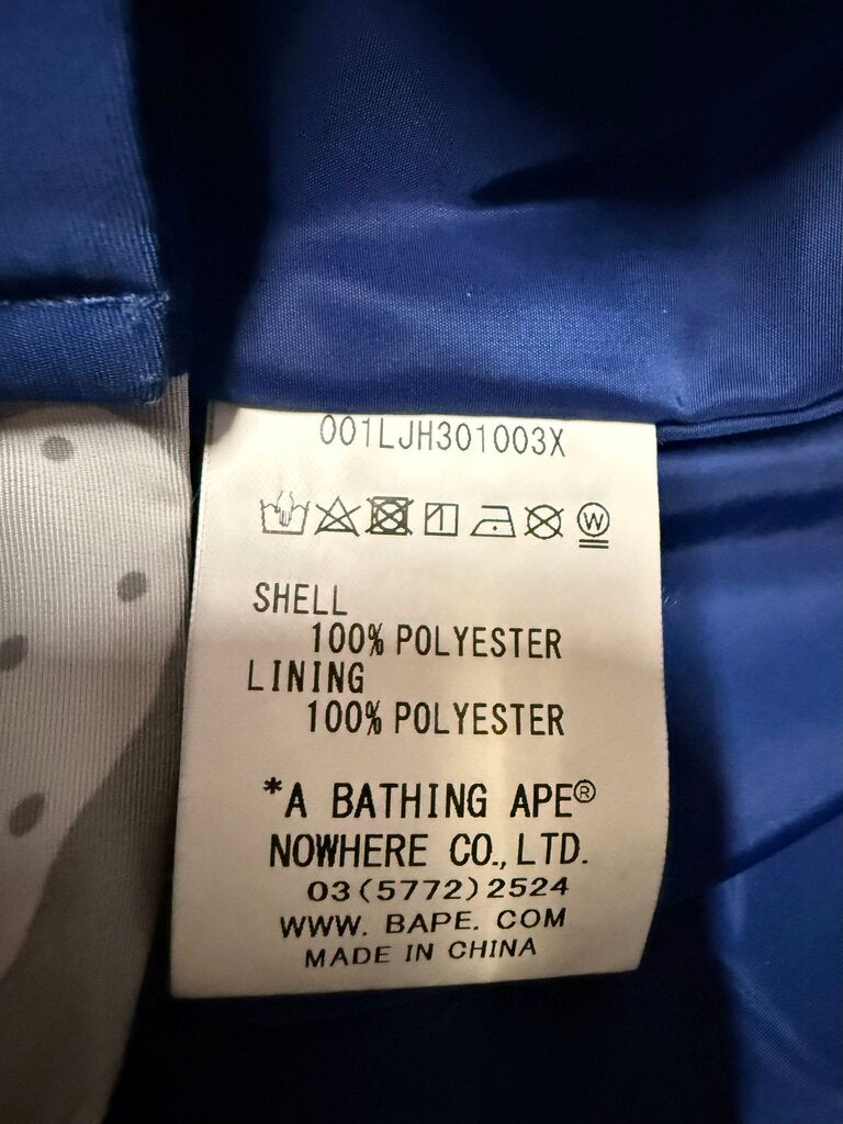 A Bathing Ape Random STA Coach Jacket Navy sz. M