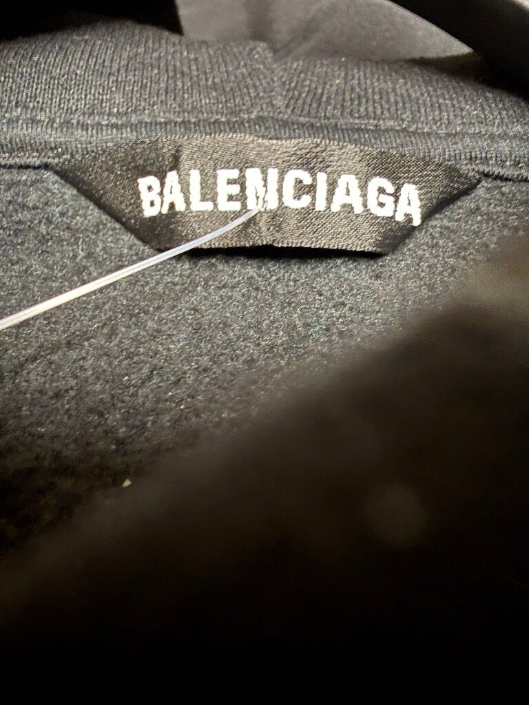 Balenciaga 202 Graphic Print Language Hoodie sz. S
