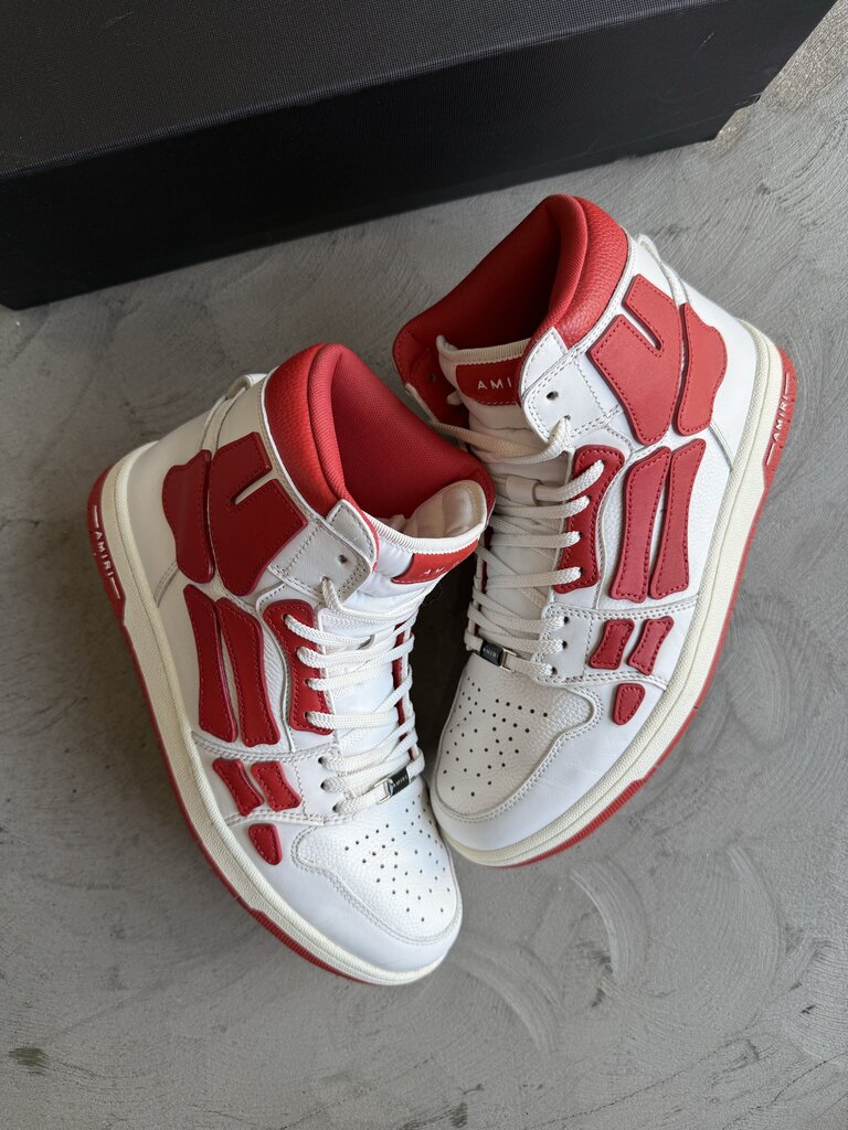 Amiri High Top Bone Red sz. 10