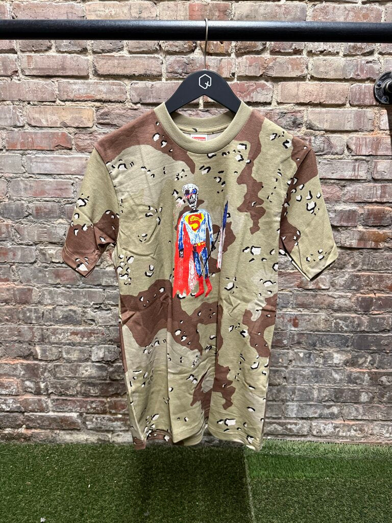 Supreme Skeleton Desert Camo Tee sz. S
