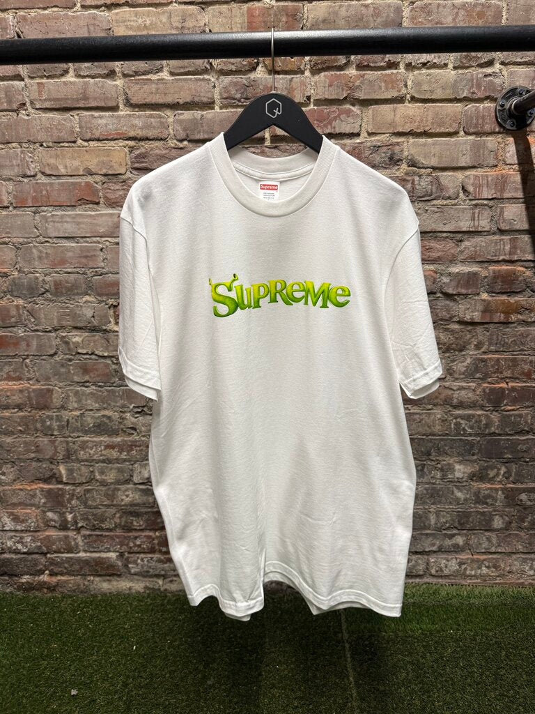 Supreme Shrek White Tee sz. L