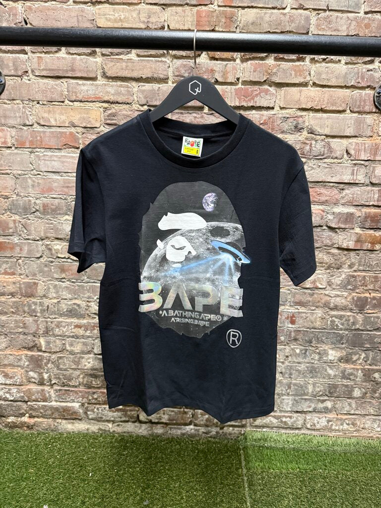 A Bathing Ape Moon Photo Ape Head Tee sz. S