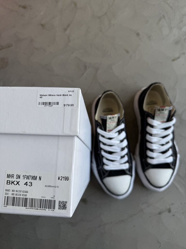 Maison Mihara Hank Black sz. 43