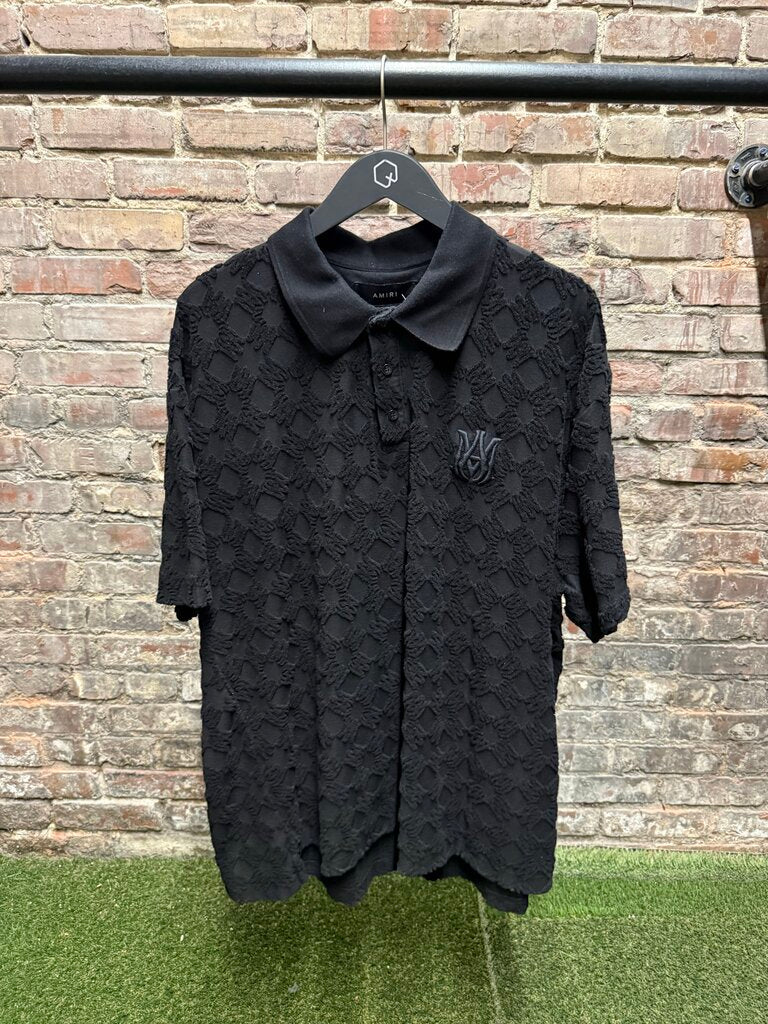 Amiri MA Quad Toweling Polo sz. XL XXL