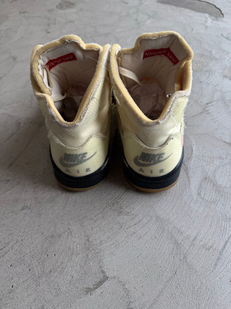 Of White x Jordan 5 Sail sz. 11
