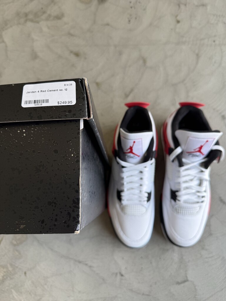 Jordan 4 Red Cement sz. 12