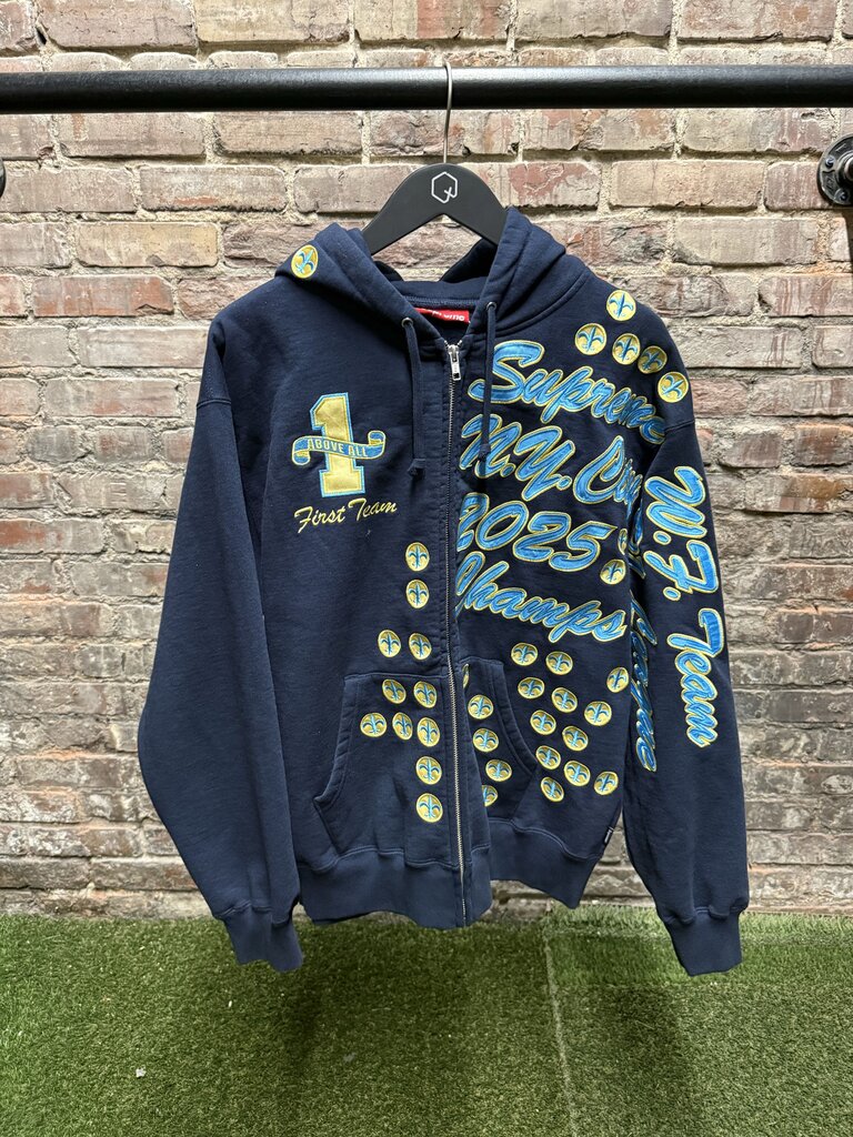 Supreme League Champs Zip up Hoodie sz. M