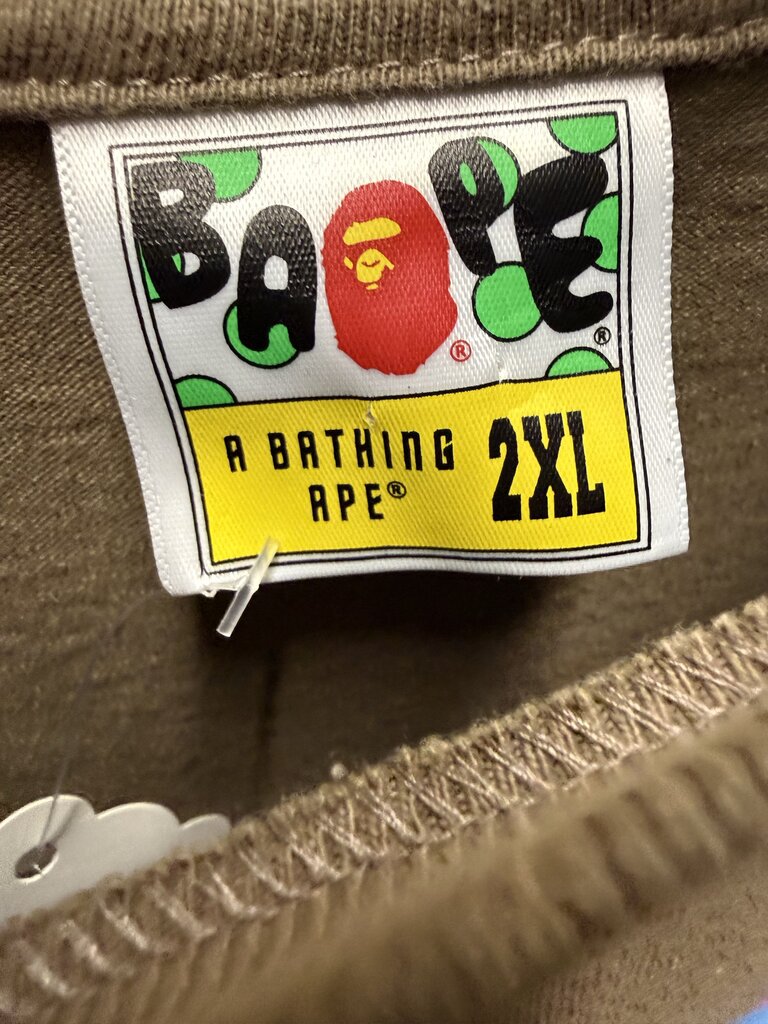 A Bathing Ape Bape Head Brwn sz. 2XL