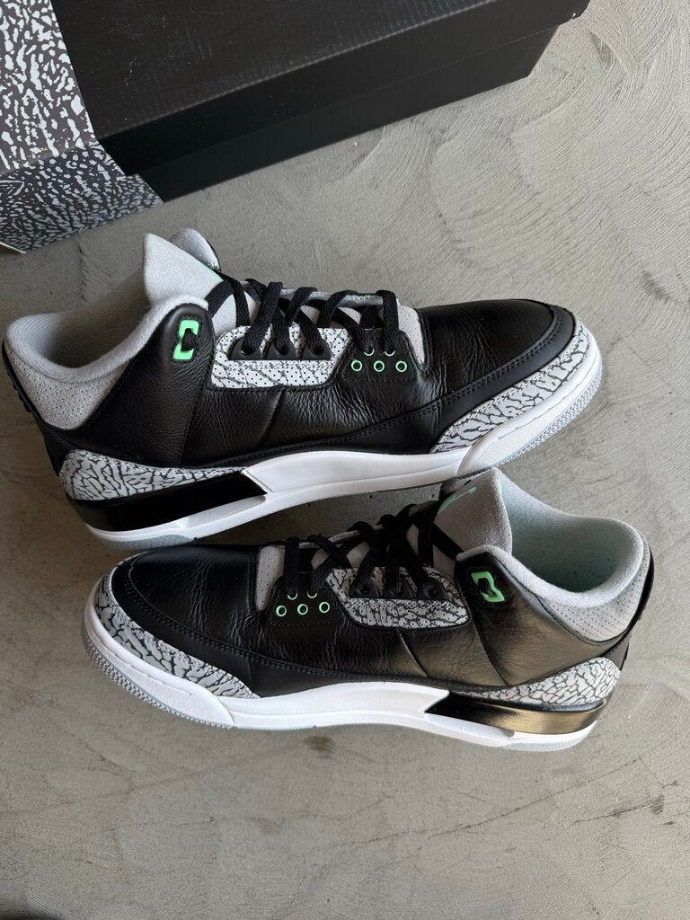 Jordan 3 Green Glow sz. 12