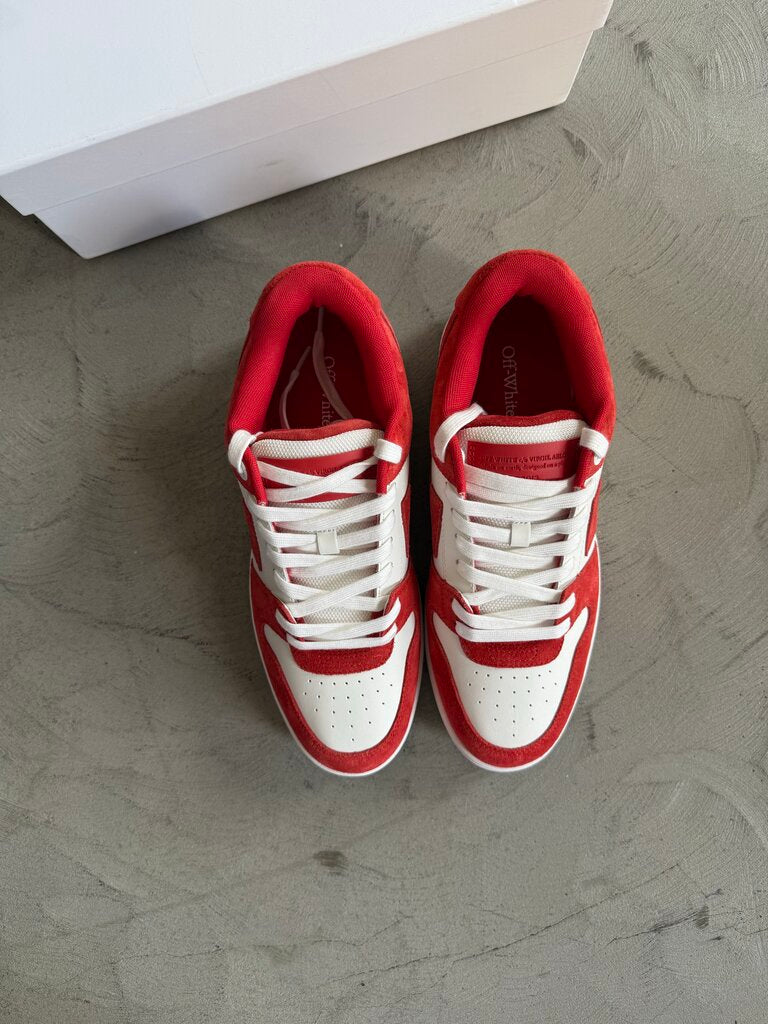 Off White Out of Office OOO Low Red/Wht sz. 43