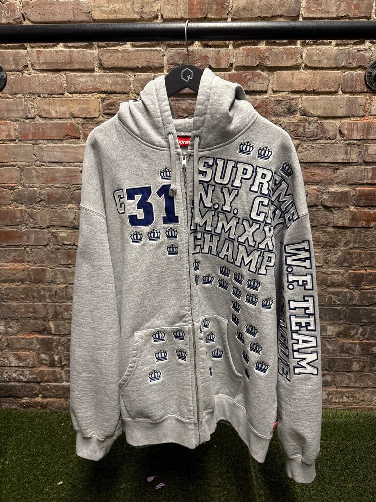 Supreme League Champs Zip-up Hoodie sz. XL