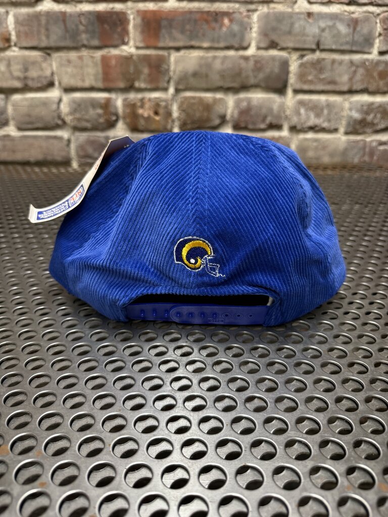 Vintage 1980's Los Angeles Rams Corduroy Snapback