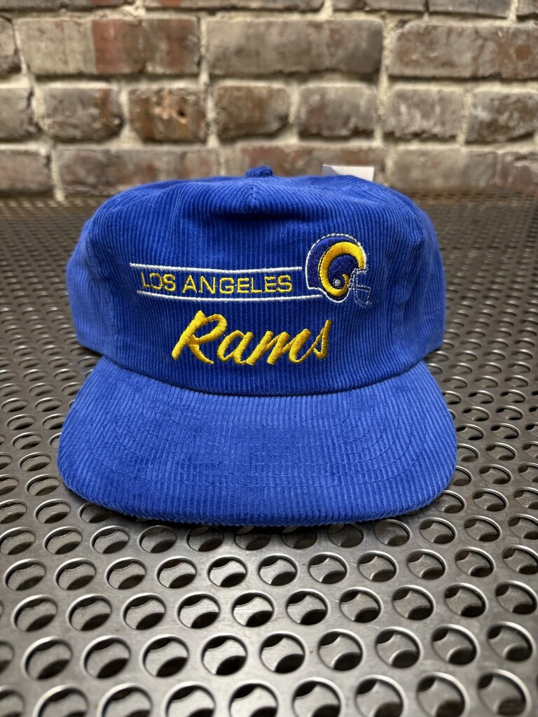 Vintage 1980's Los Angeles Rams Corduroy Snapback