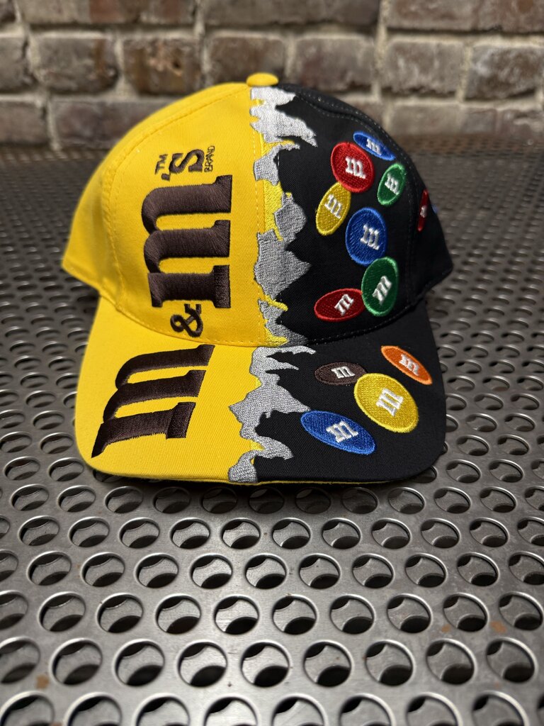 Vintage M&M's Racing Torn Track Snapback