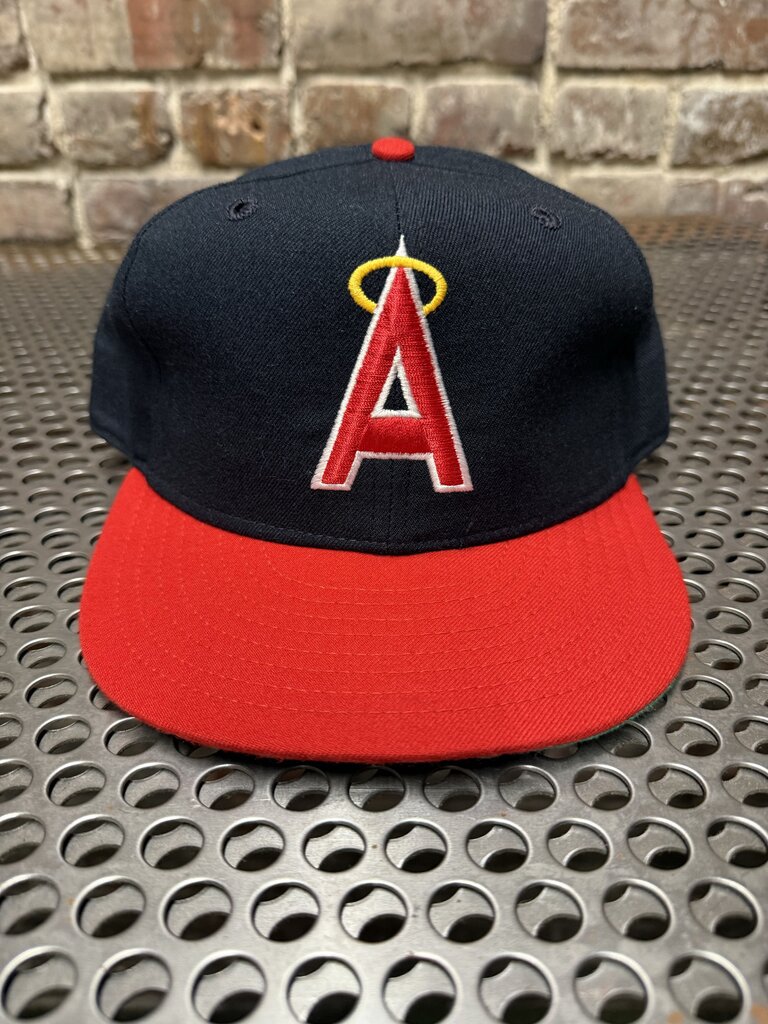 Vintage California Angels Wool 7 3/8 Fitted Hat