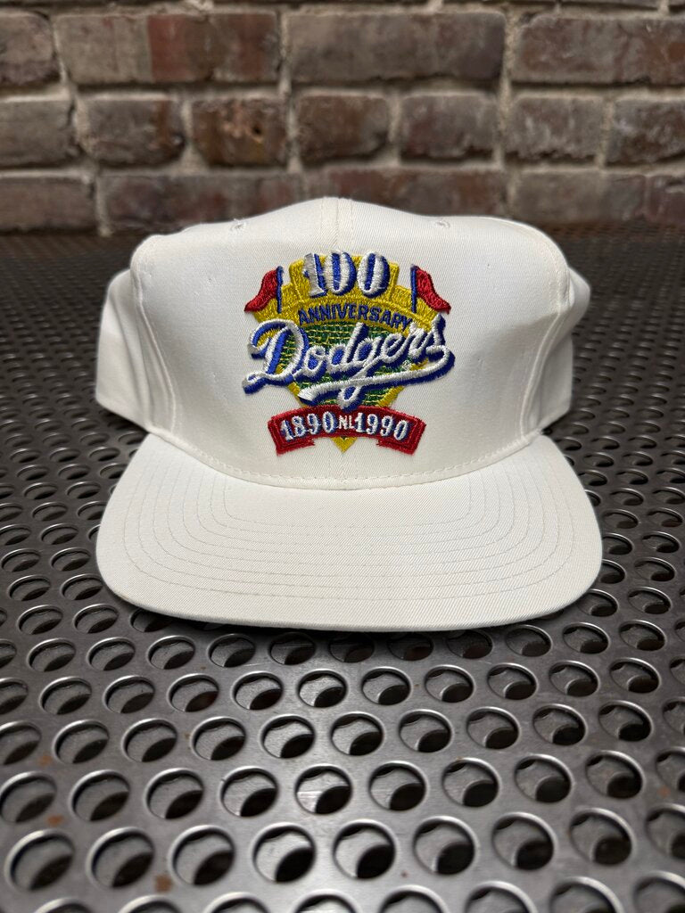 Vintage 1990 Los Angeles Dodgers 100th Anniversary Snapback