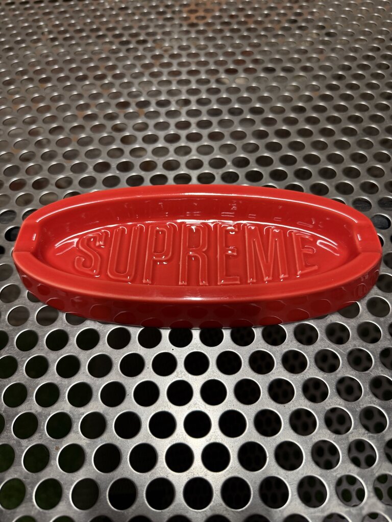 Supreme Oval Tray Red