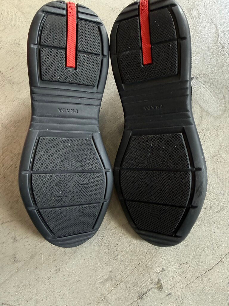 Prada American Cups Patent Black sz. 10.5
