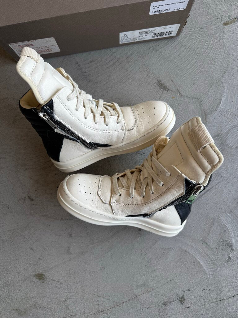 Rick Owen Geobasket Milk/Blk sz. .28