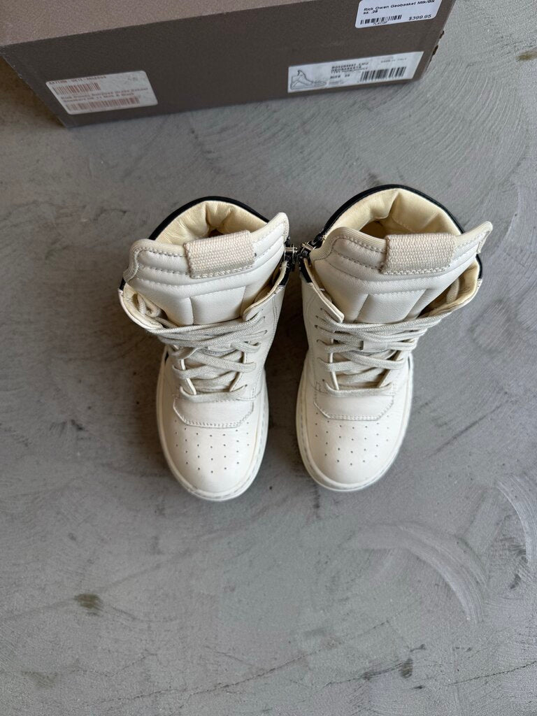 Rick Owen Geobasket Milk/Blk sz. .28