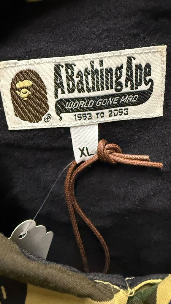 A Bathing Ape 1st Camo Shark Coaches Jacket sz. XL