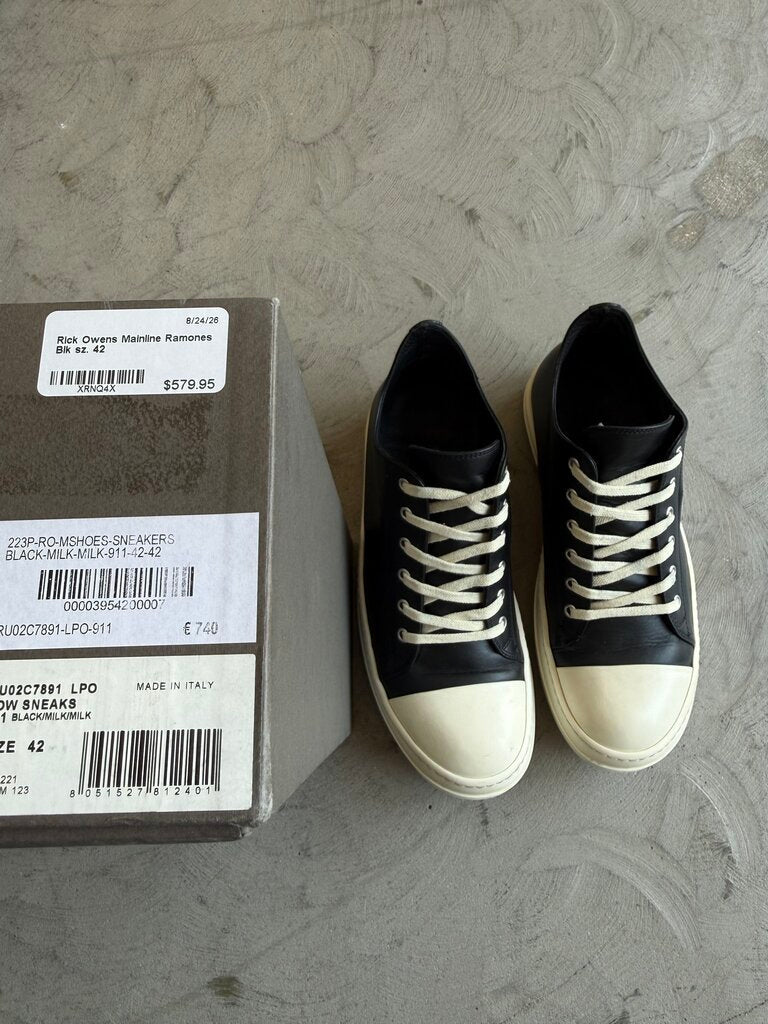 Rick Owens Mainline Ramones Blk sz. 42