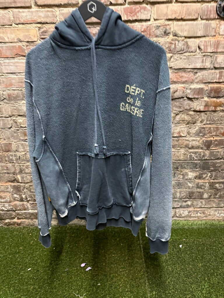 Gallery Dept. French Logo Hoodie Blue sz, M
