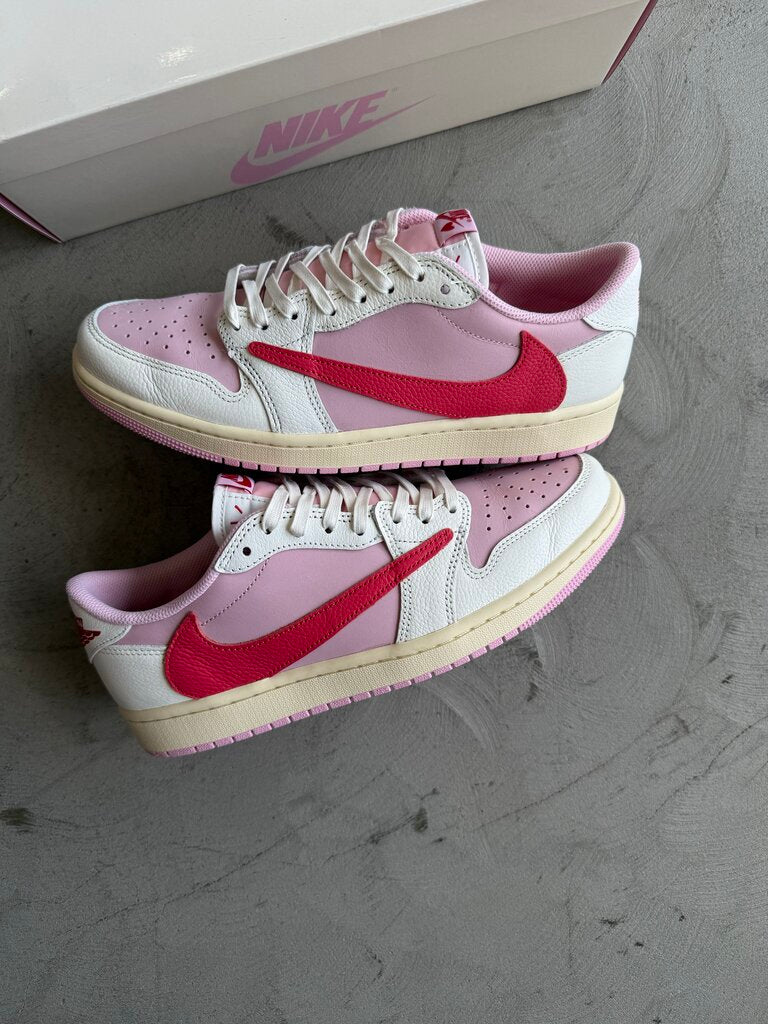 Travis Scott x Jordan 1 Sail Tropical Pink sz. 9.5